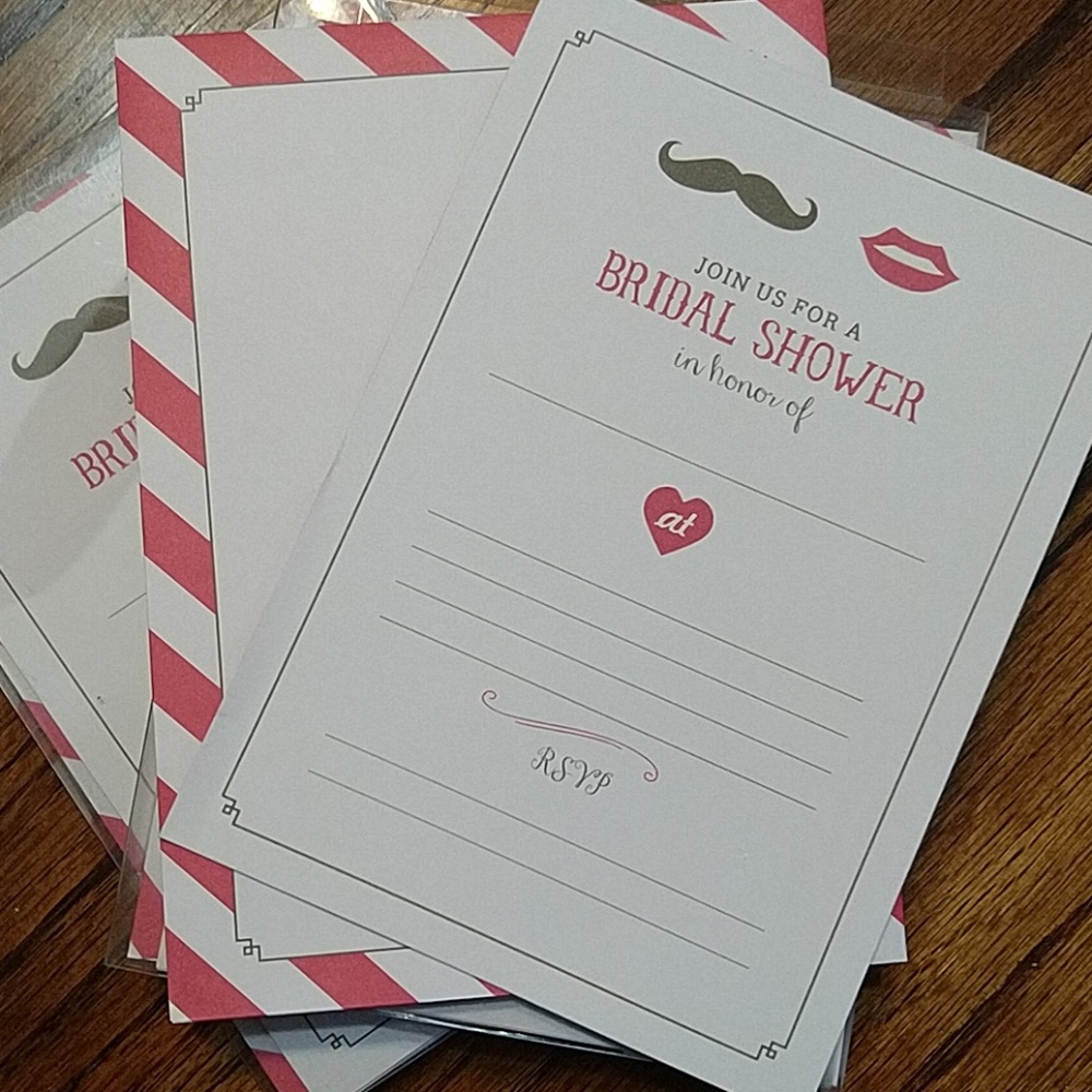 Bridal shower invitations